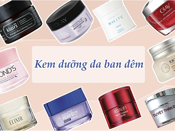 kem dưỡng trắng da ban đêm