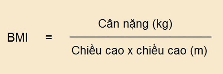 Cách tính chỉ số bmi