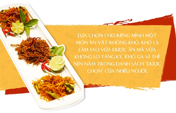 100g khô gà bao nhiêu calo