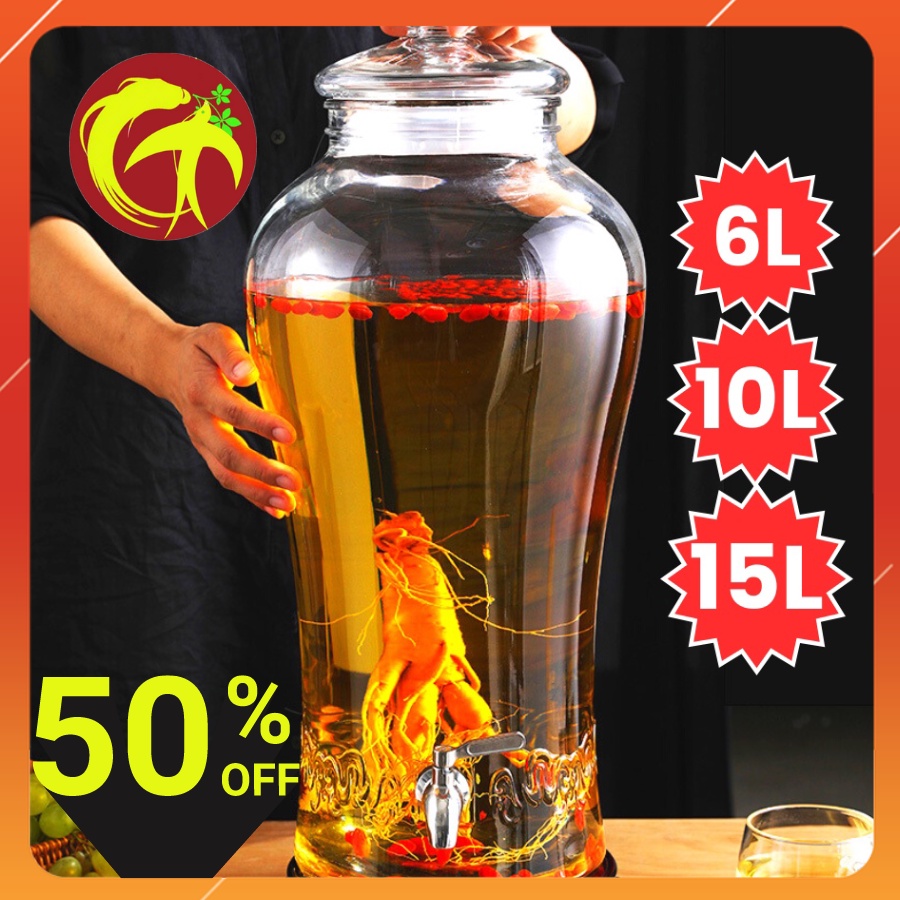 bình ngâm rượu 100l