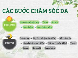 Các bước chăm sóc da cơ bản tại nhà Các bước chăm sóc da cơ bản tại nhà